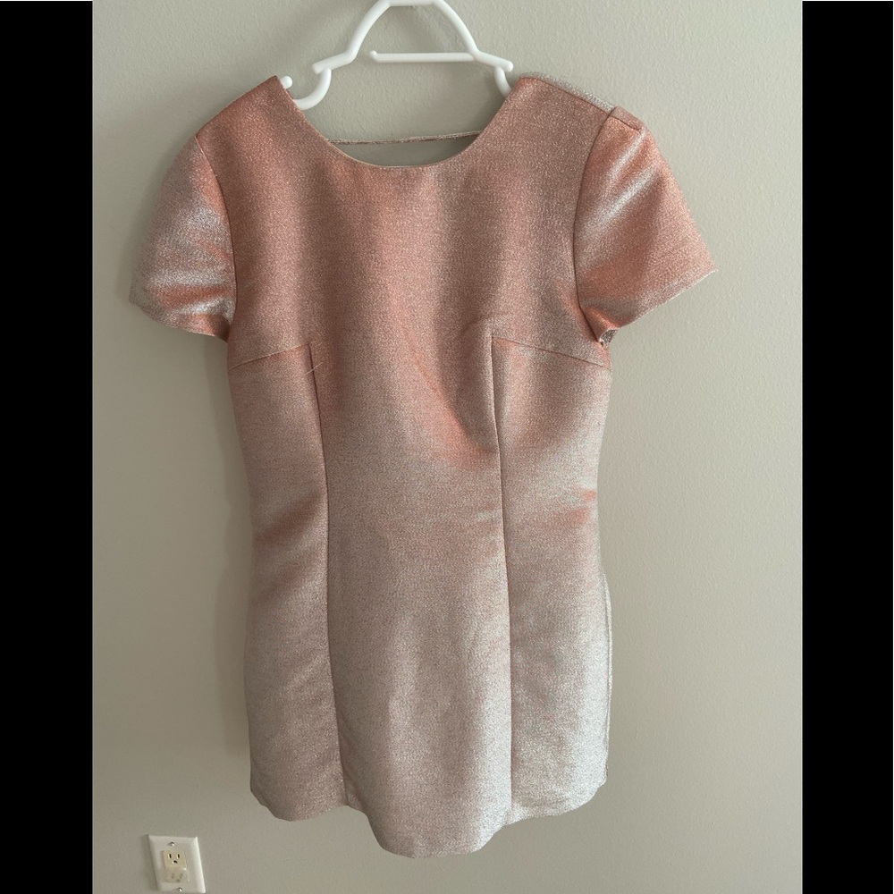Express Rose Gold ombré cocktail dress